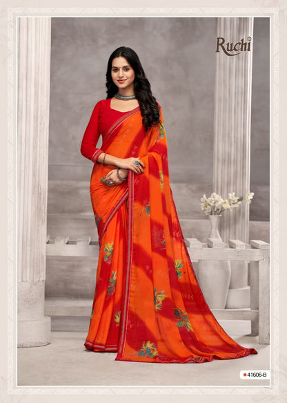 Savera 13 Ruchi Chiffon Sarees Exporter