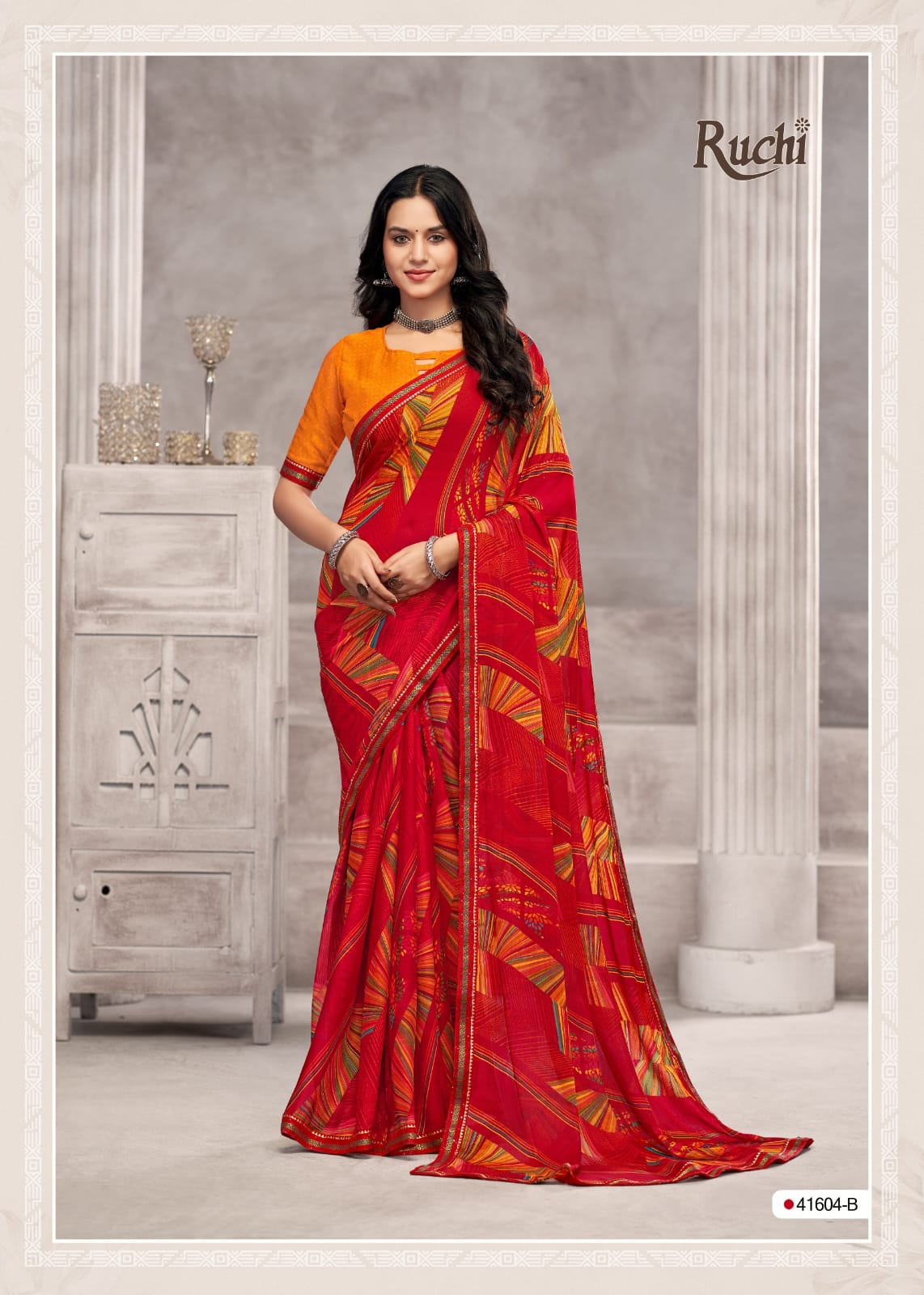 Savera 13 Ruchi Chiffon Sarees Exporter