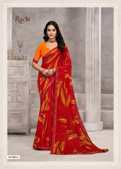Savera 13 Ruchi Chiffon Sarees Exporter