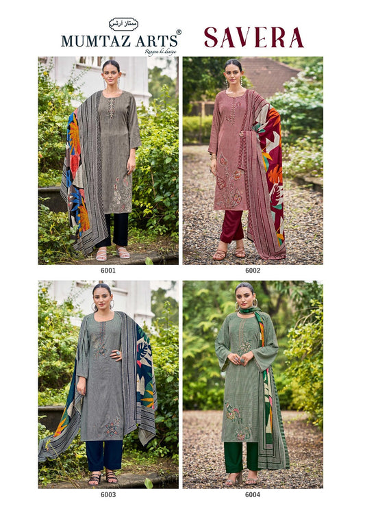 Savera Mumtaz Arts Pure Viscose Pashmina Suits Manufacturer Gujarat