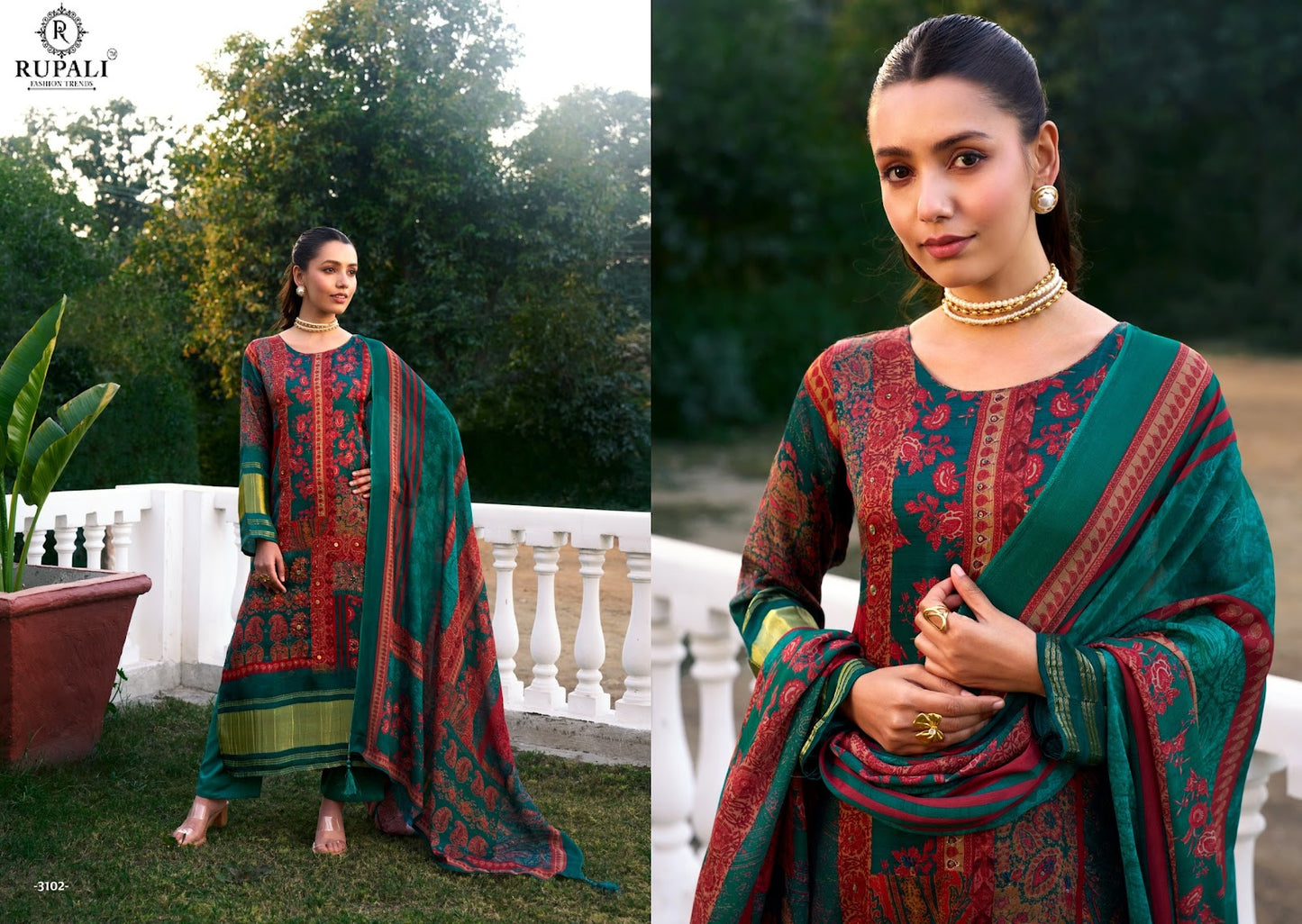 Savera Rupali Gaji Silk Pant Style Suits Wholesaler India
