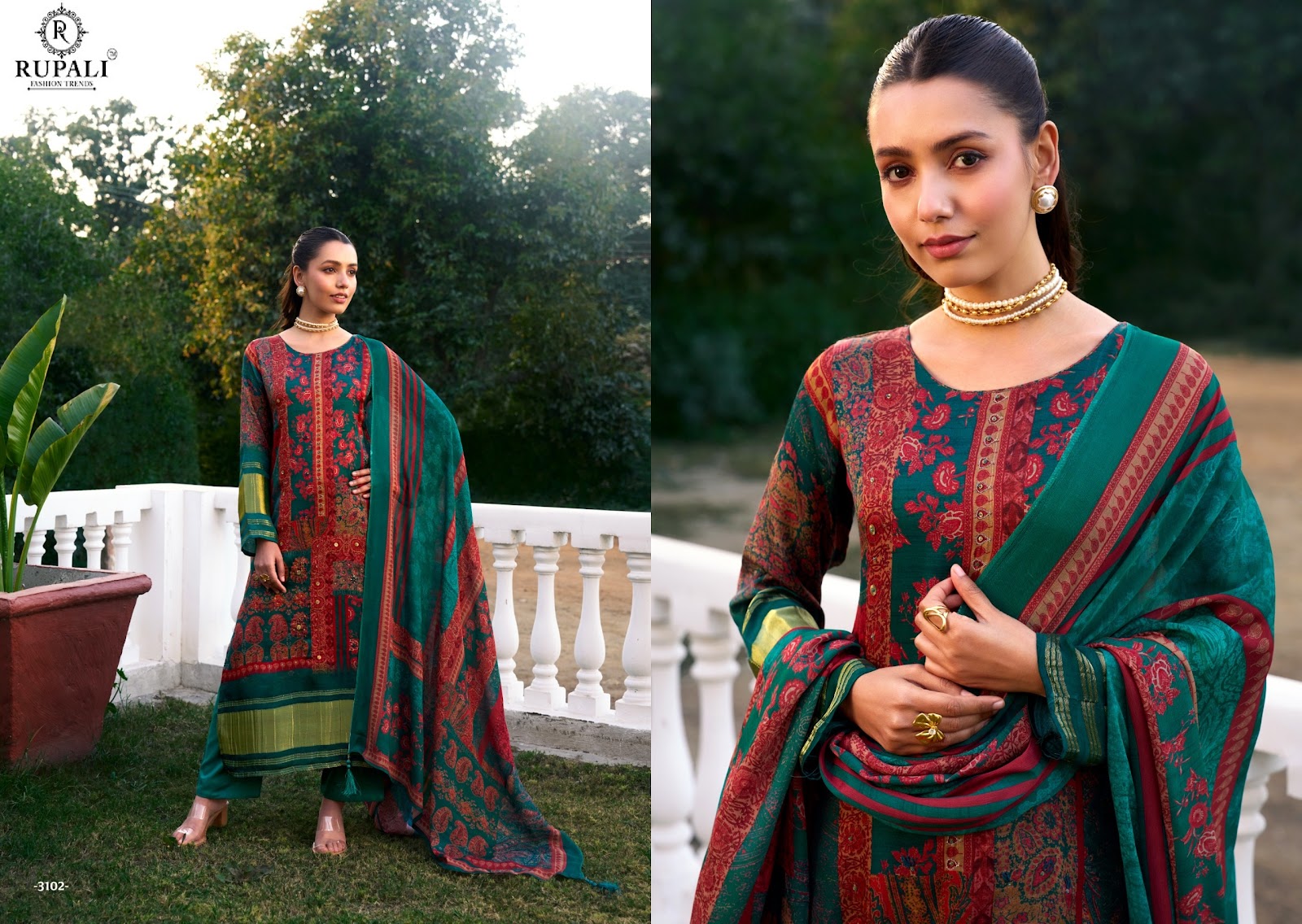 Savera Rupali Gaji Silk Pant Style Suits Wholesaler India