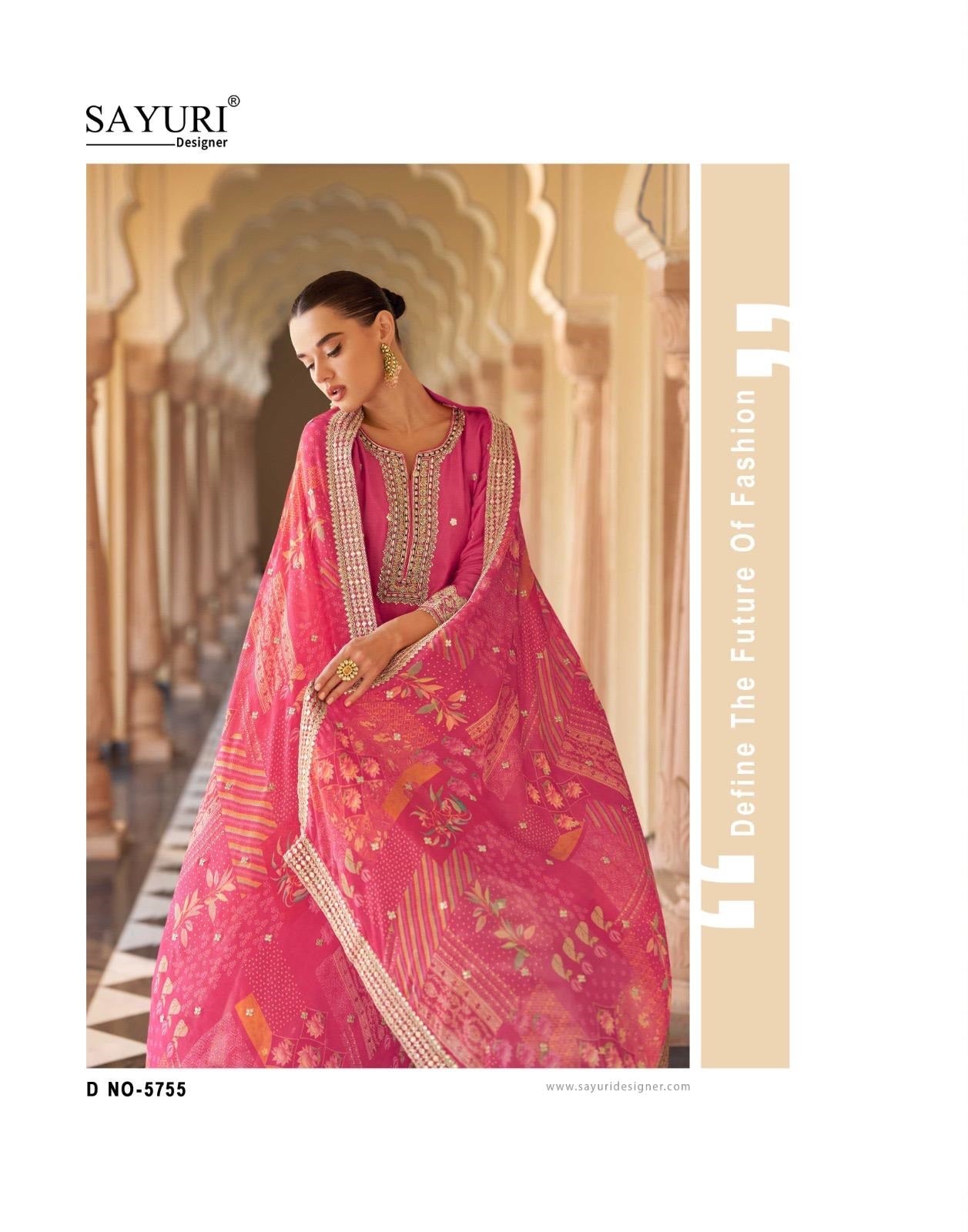 Savera Sayuri Chinnon Silk Readymade Sharara Suits Exporter India