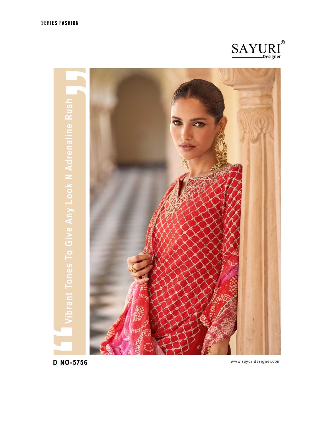Savera Sayuri Chinnon Silk Readymade Sharara Suits Exporter India