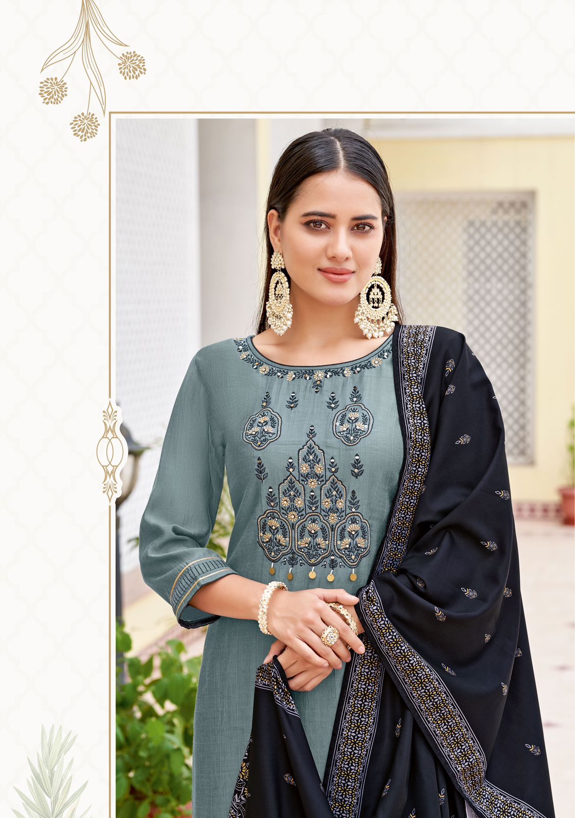 Savera Vol 2 Kadlee Heavy Rayon Readymade Plazzo Style Suits Supplier Ahmedabad