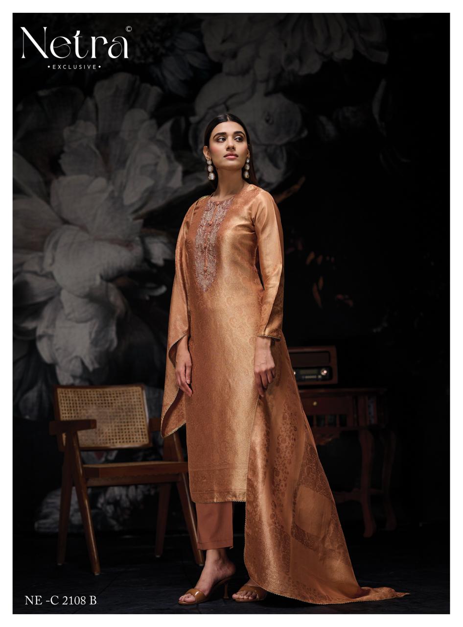 Savi Netra Bemberg Pant Style Suits Wholesale