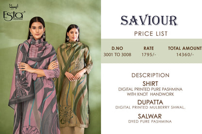 Saviour Esta Designs Pashmina Suits Exporter Ahmedabad