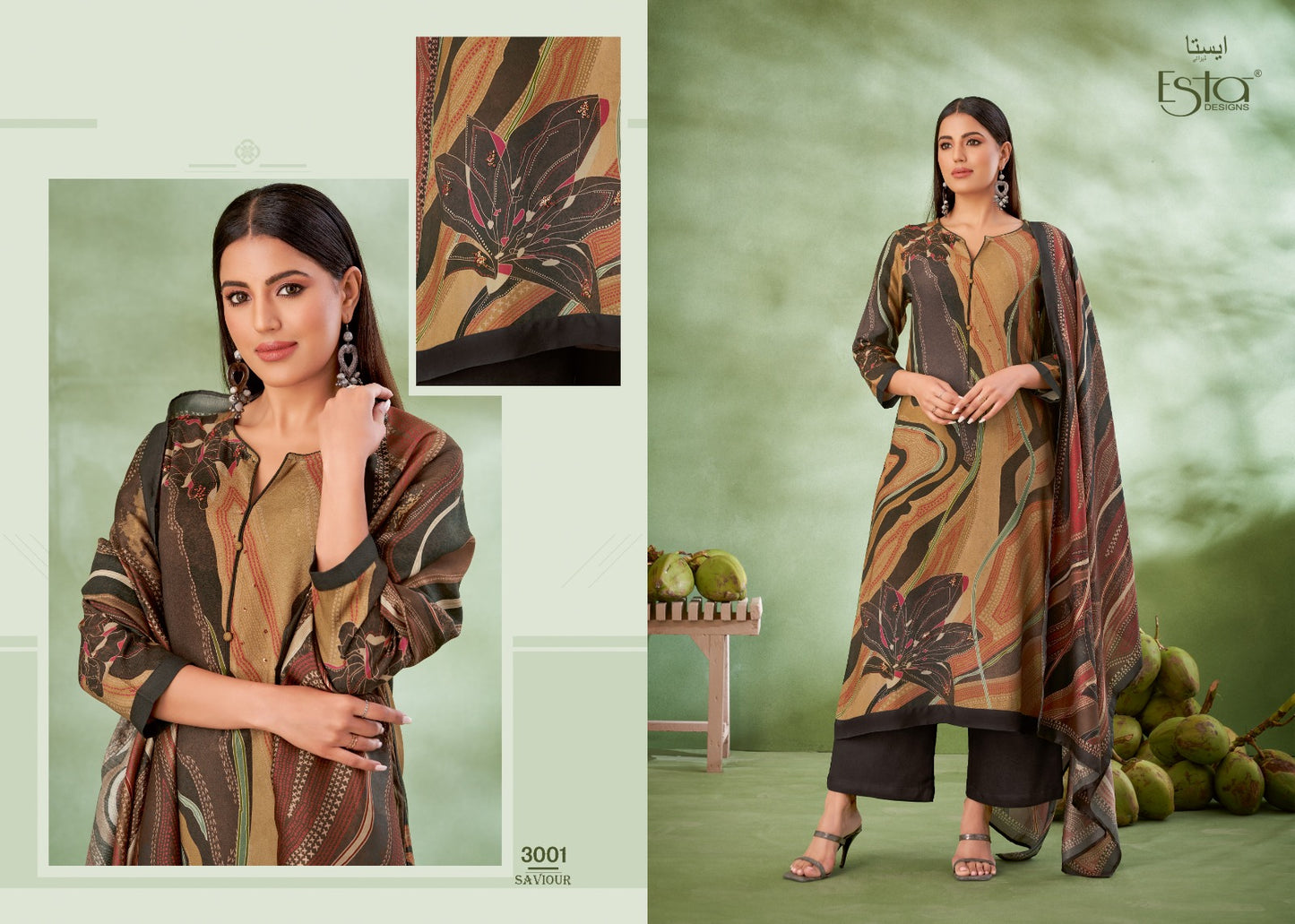 Saviour Esta Designs Pashmina Suits Exporter Ahmedabad