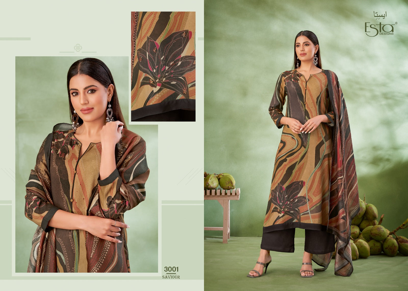 Saviour Esta Designs Pashmina Suits Exporter Ahmedabad