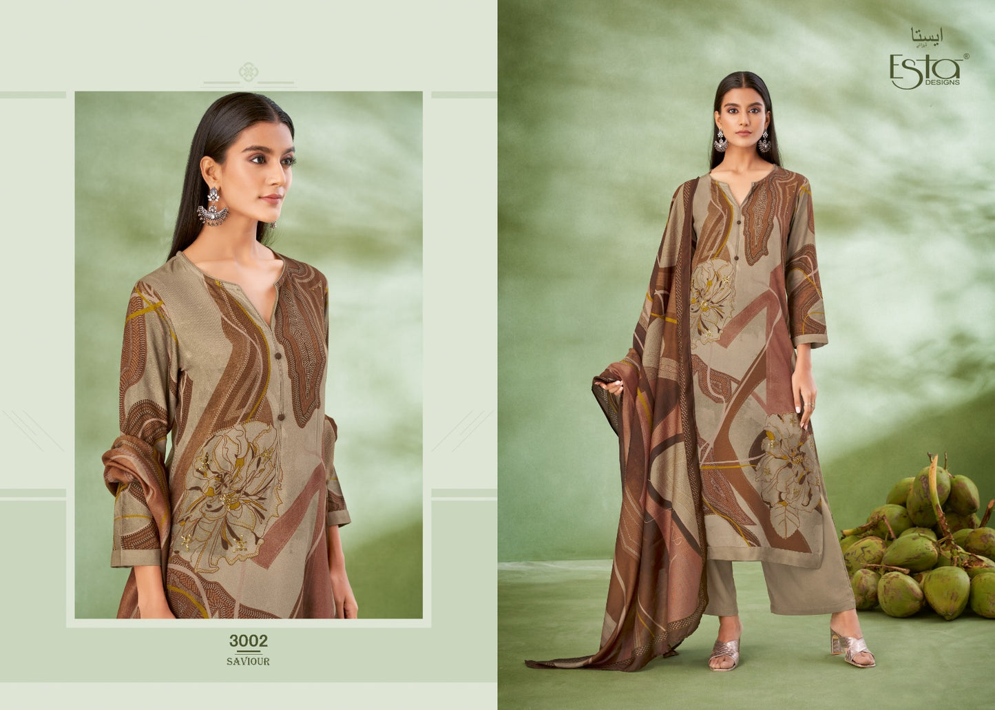 Saviour Esta Designs Pashmina Suits Exporter Ahmedabad