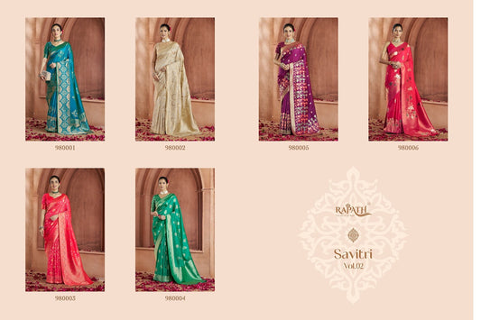 Savitri Vol 2 Rajpath Banarasi Silk Sarees Exporter Ahmedabad