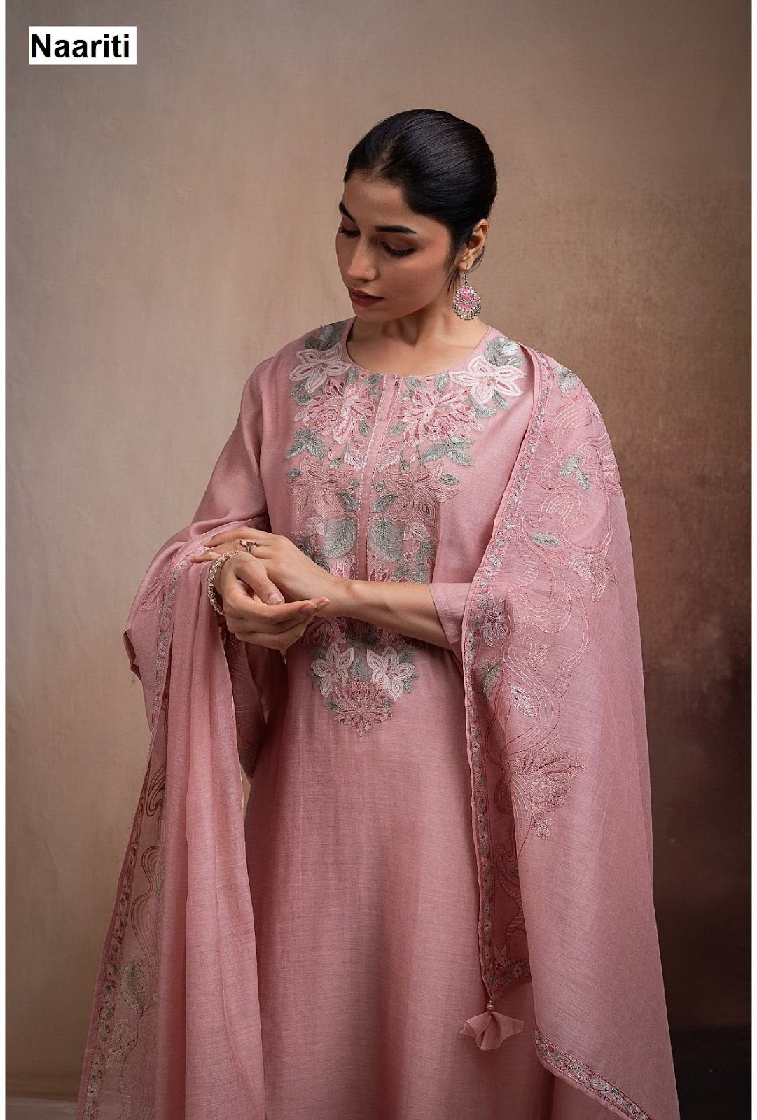 Savleen 2748 Naariti Mul Chanderi Pant Style Suits Exporter