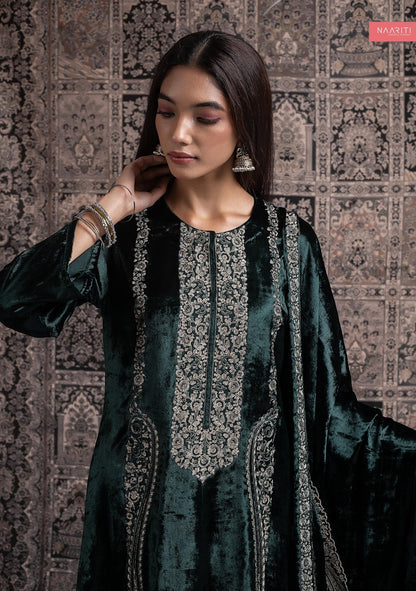 Savleen Naariti Velvet Suits Exporter India
