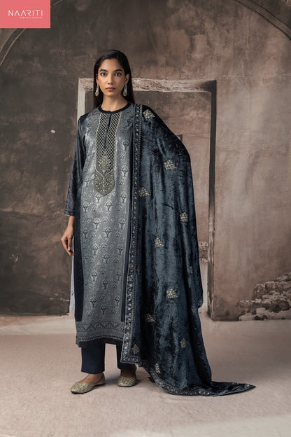 Savvur Naariti Velvet Suits Supplier Ahmedabad