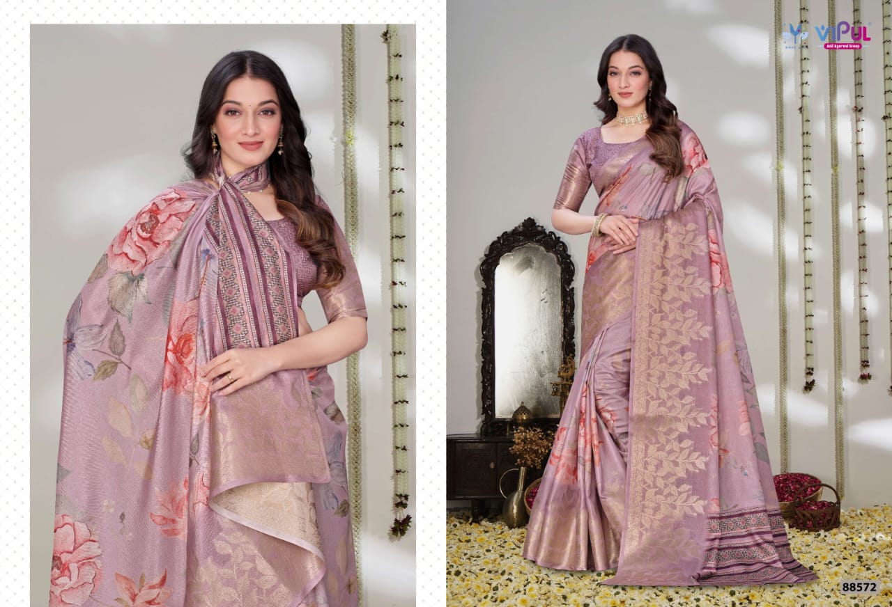 Sawali Vipul Soft Silk Sarees Exporter India