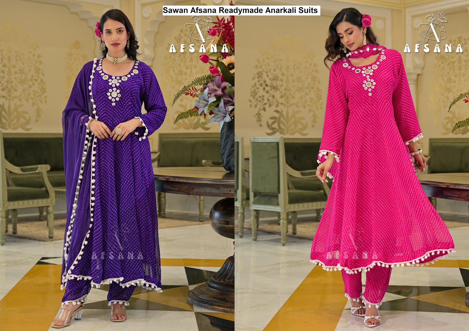 Sawan Afsana Georgette Readymade Anarkali Suits