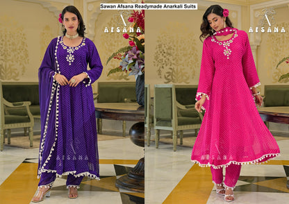 Sawan Afsana Georgette Readymade Anarkali Suits
