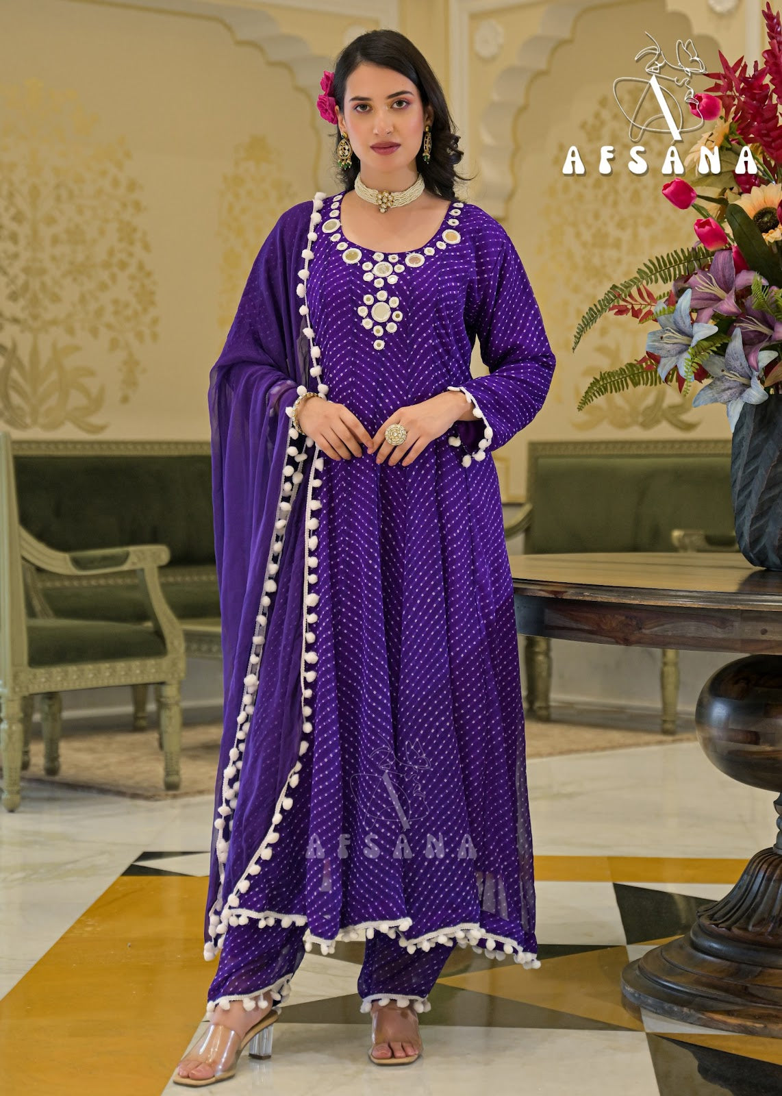 Sawan Afsana Georgette Readymade Anarkali Suits