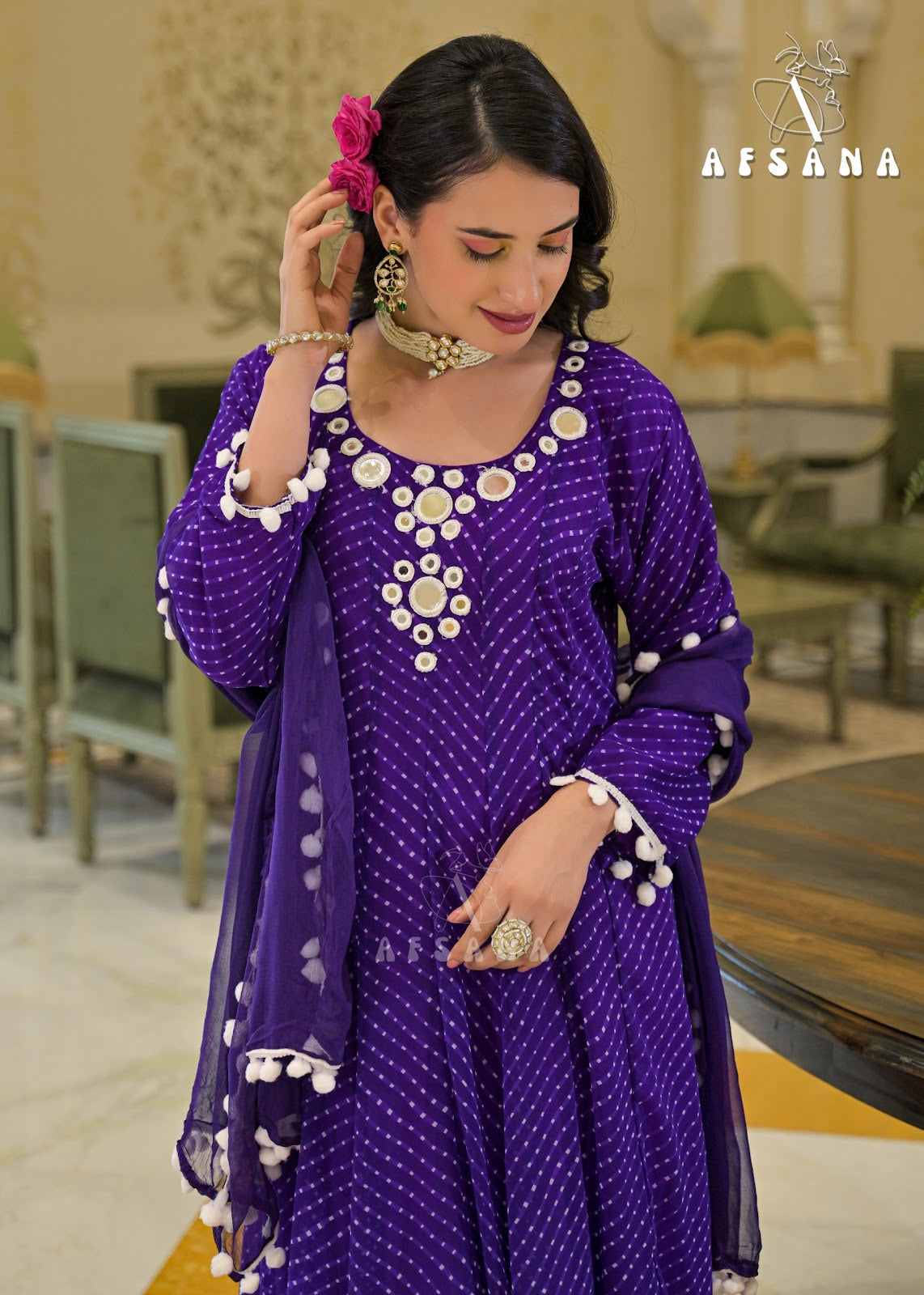 Sawan Afsana Georgette Readymade Anarkali Suits