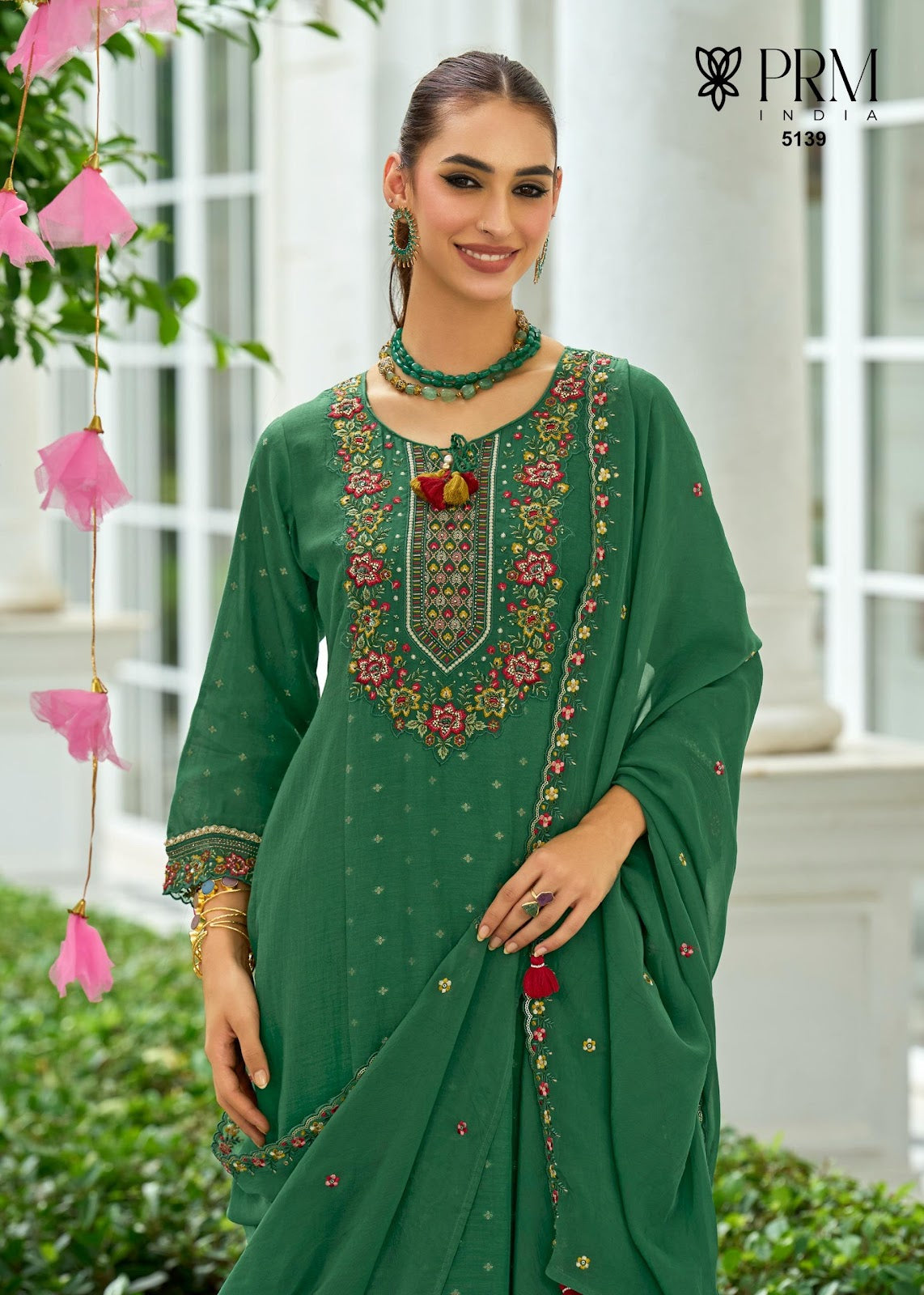 Sawariya Prm India Chanderi Readymade Pant Style Suits Manufacturer India