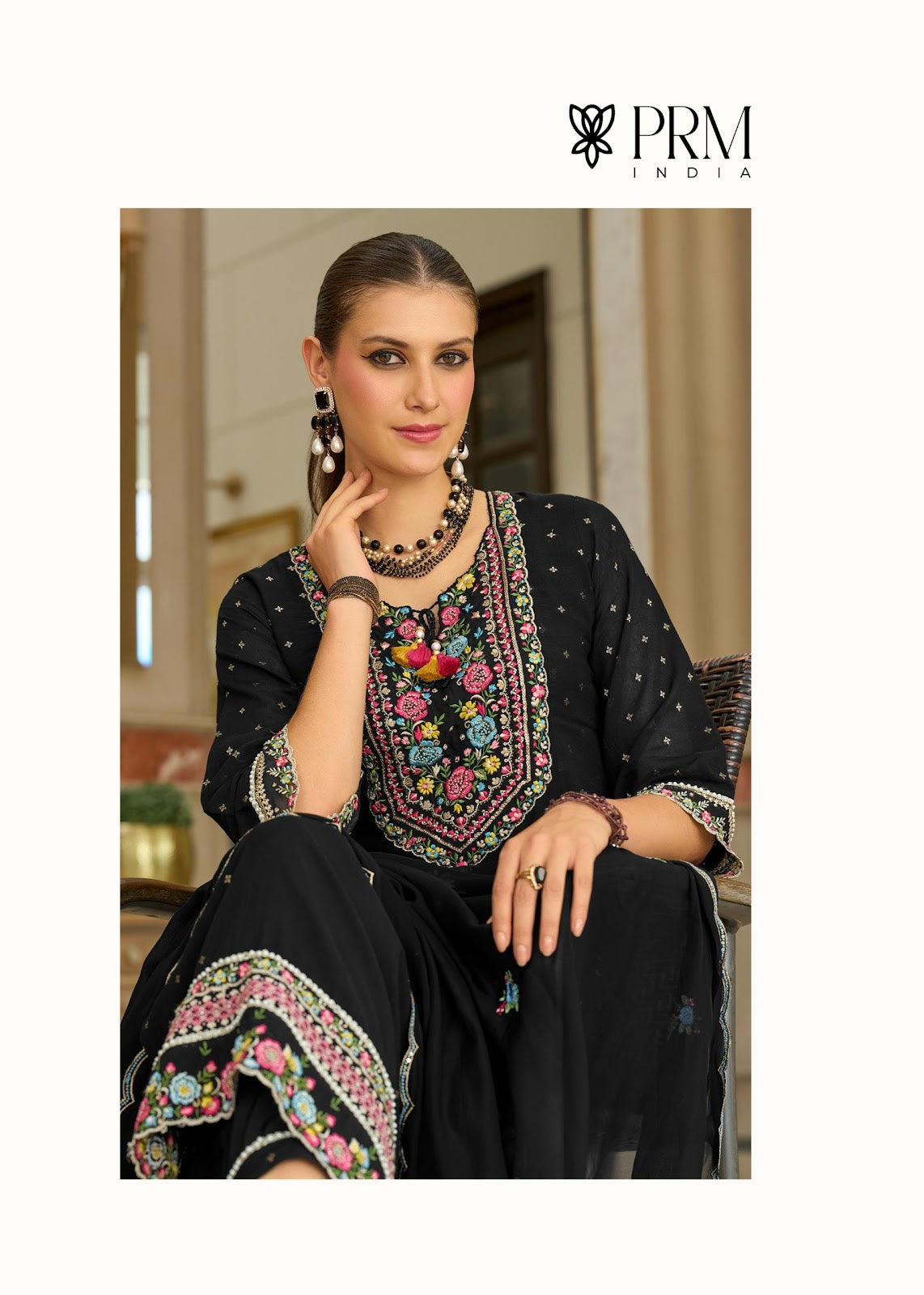 Sawariya Prm India Chanderi Readymade Pant Style Suits Manufacturer India