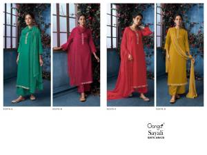 Sayali 2578 Ganga Premium Cotton Plazzo Style Suits Wholesaler