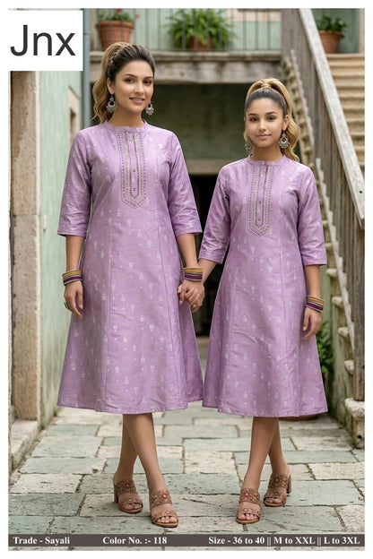 Sayali Jnx A-Line Kurti Supplier Ahmedabad