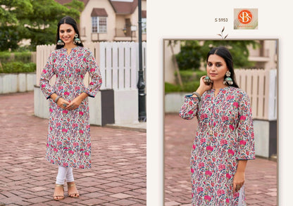 Sayali Sbs Cotton Long Kurtis Supplier Gujarat