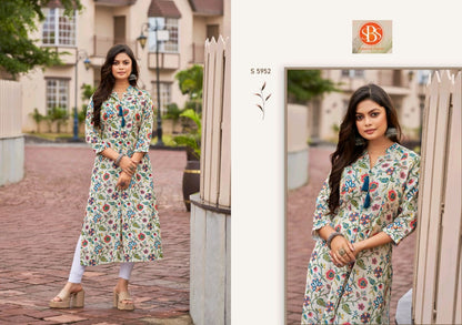 Sayali Sbs Cotton Long Kurtis Supplier Gujarat