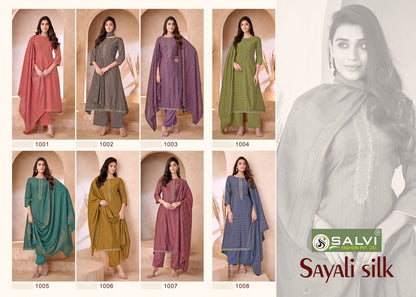 Sayali Silk Salvi Fashion Modal Silk Pant Style Suits Wholesaler Ahmedabad