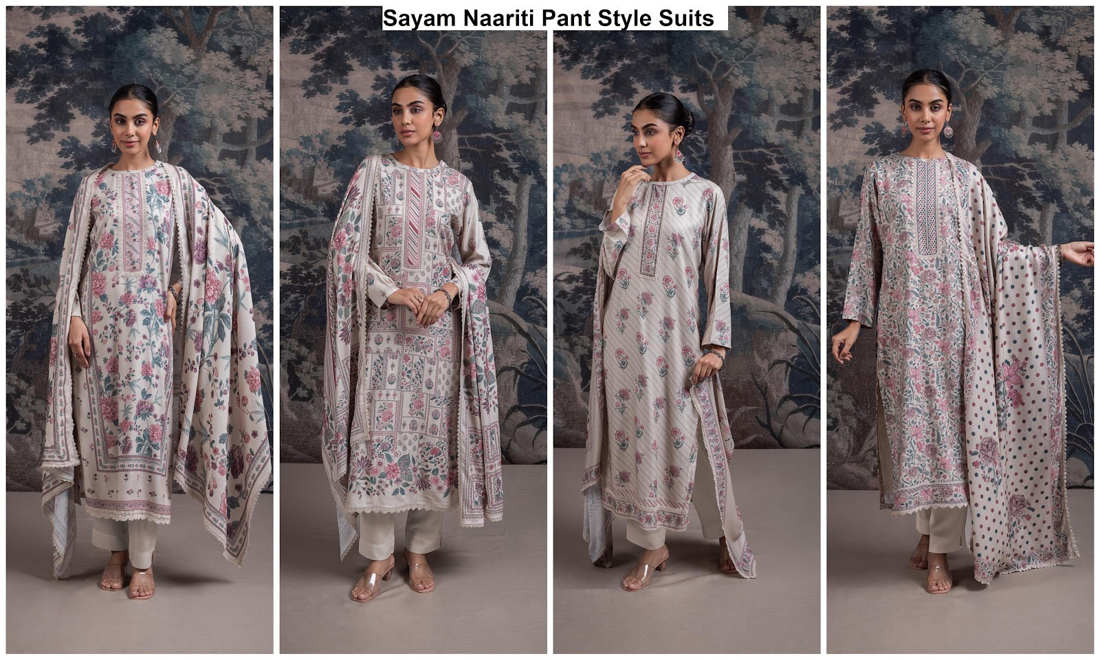 Sayam Naariti Cotton Lawn Pant Style Suits Supplier Gujarat