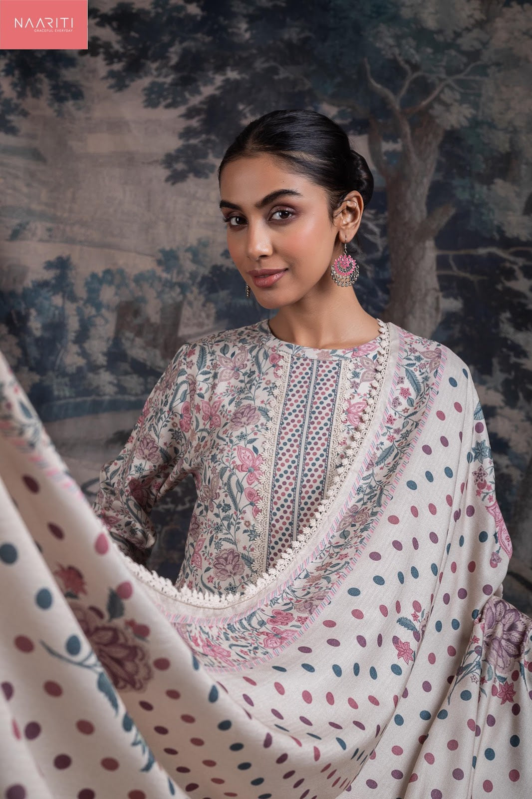Sayam Naariti Cotton Lawn Pant Style Suits Supplier Gujarat