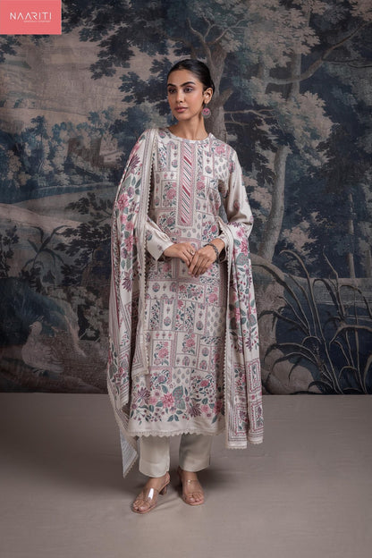Sayam Naariti Cotton Lawn Pant Style Suits Supplier Gujarat