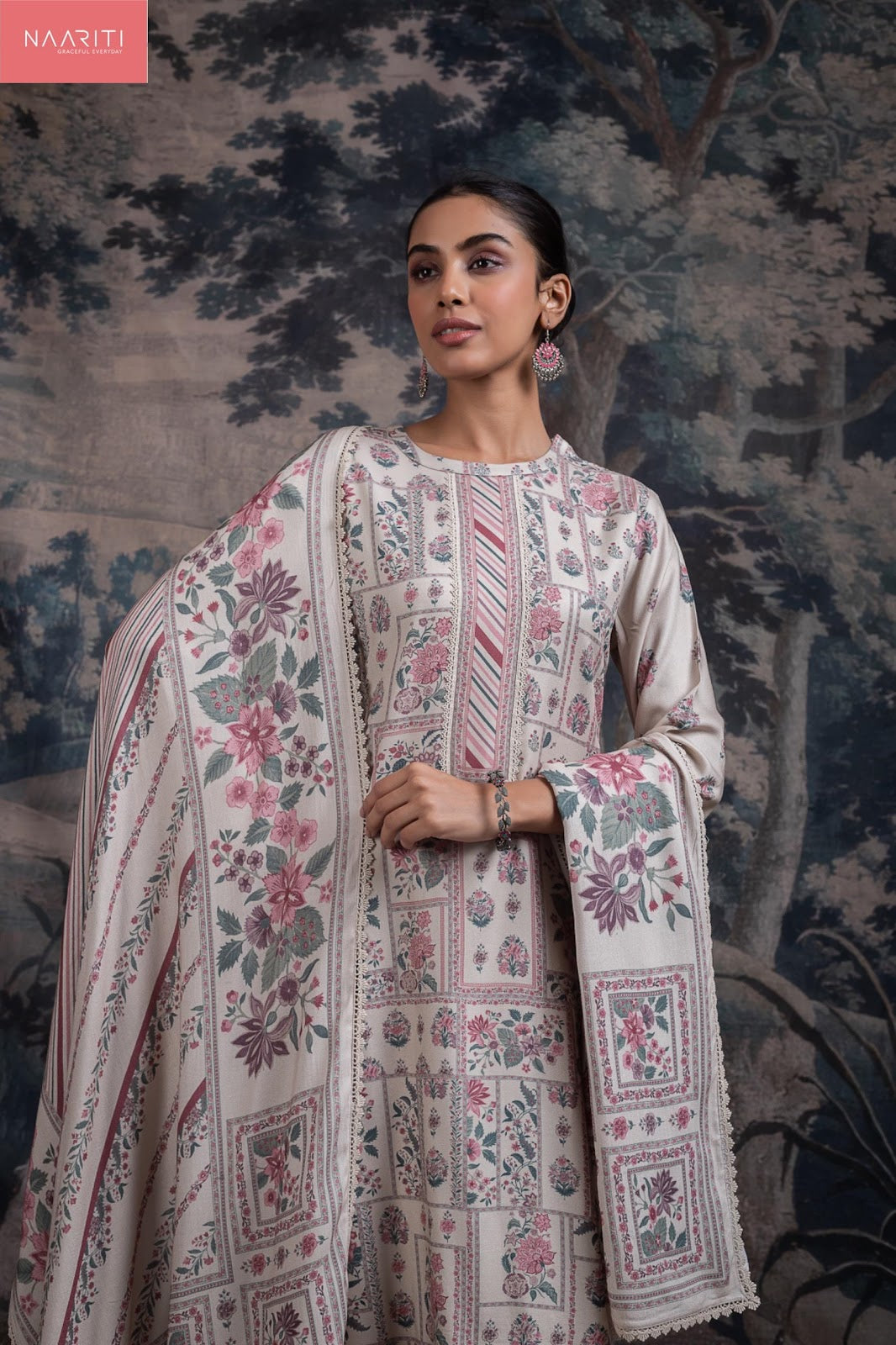 Sayam Naariti Cotton Lawn Pant Style Suits Supplier Gujarat