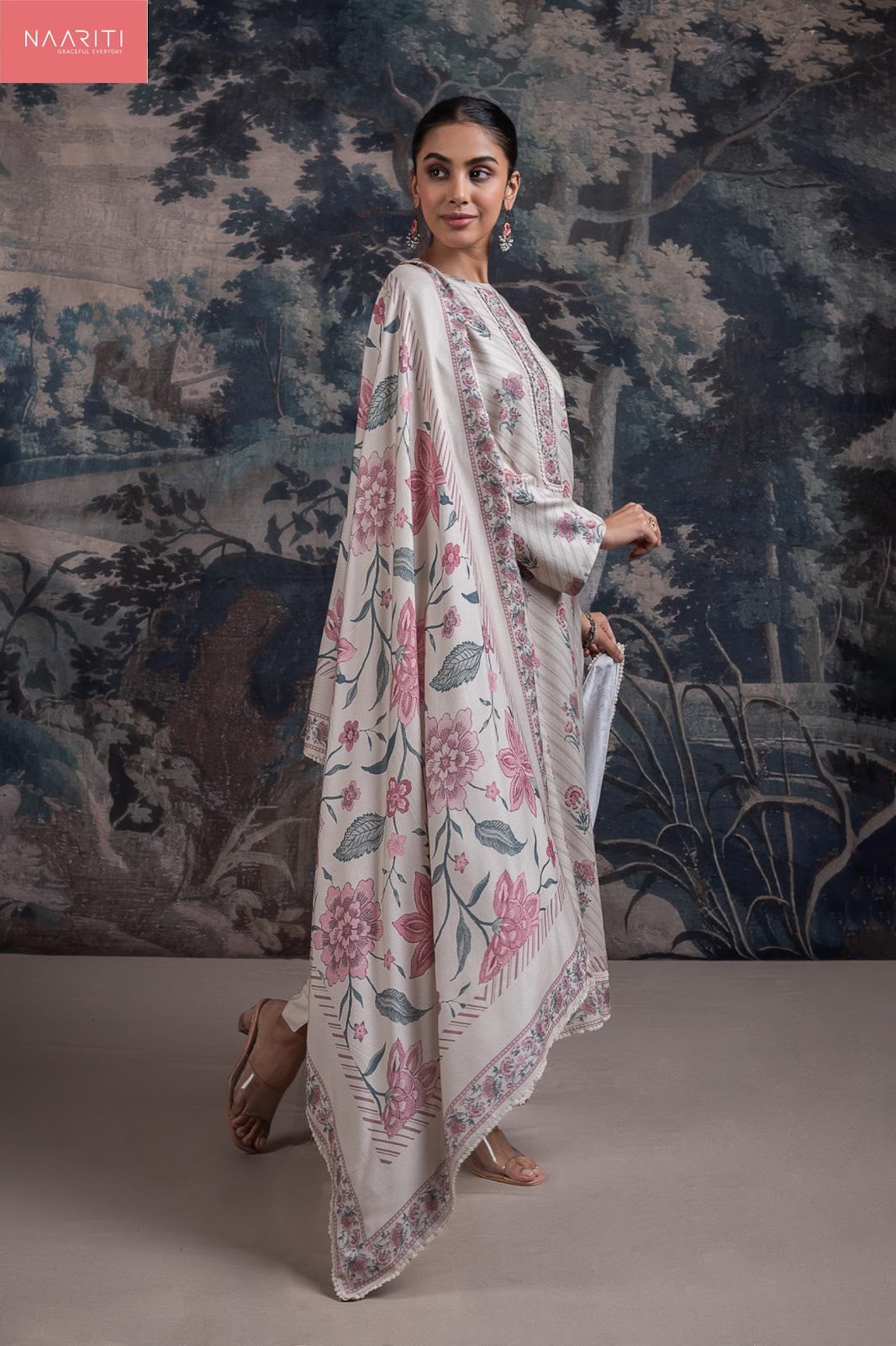 Sayam Naariti Cotton Lawn Pant Style Suits Supplier Gujarat