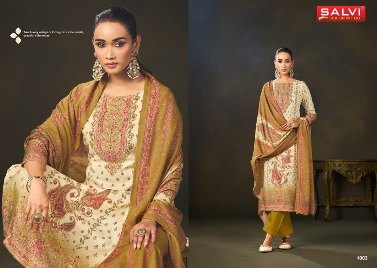 Sayani Digital Salvi Fashion Viscose Pashmina Suits Supplier Gujarat