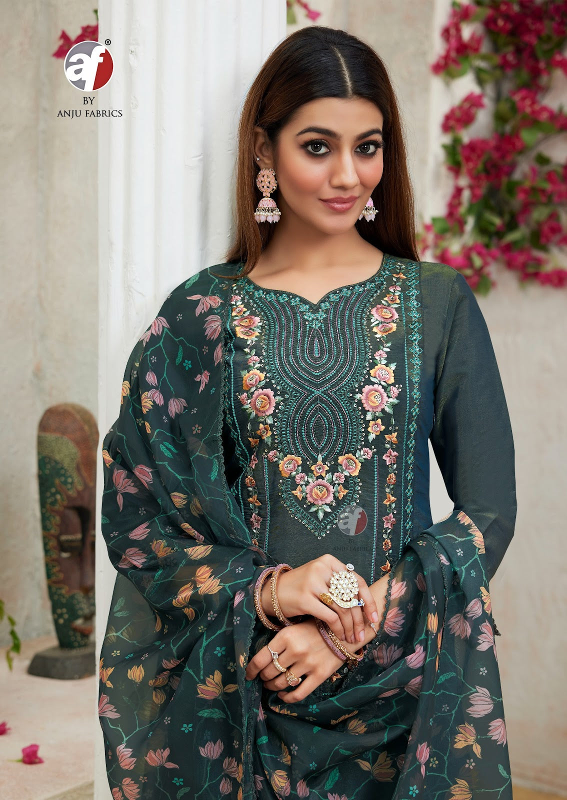 Sayara Vol 2 Af Simmer Readymade Pant Style Suits Wholesaler Gujarat
