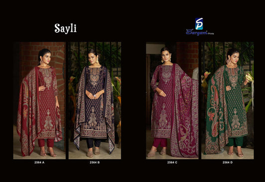 Sayli Sargam Prints Pashmina Suits Wholesale