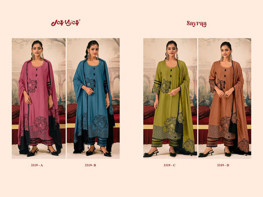 Sayraa Jay Vijay Bemberg Silk Pant Style Suits Wholesale Price