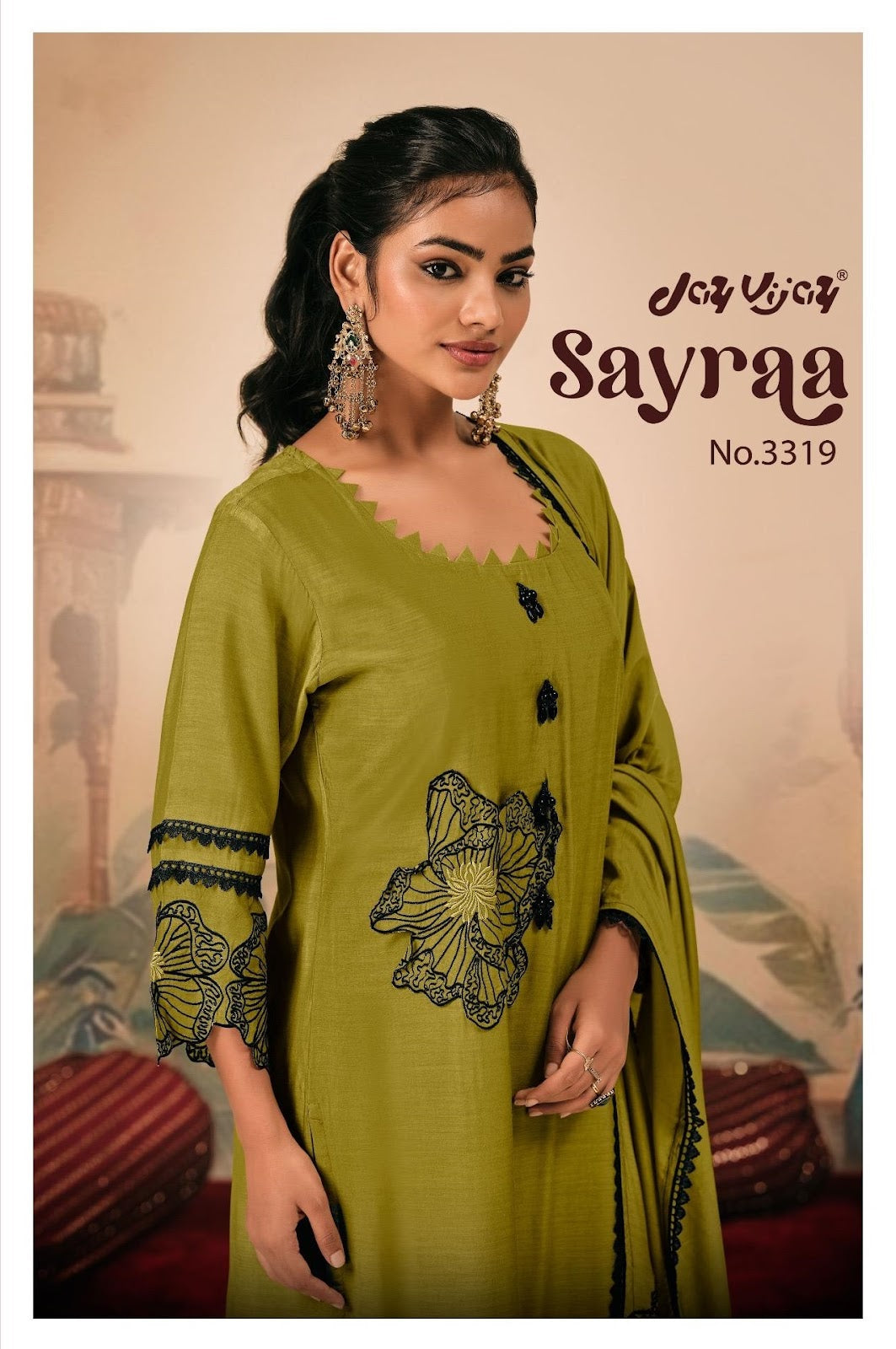 Sayraa Jay Vijay Bemberg Silk Pant Style Suits Wholesale Price