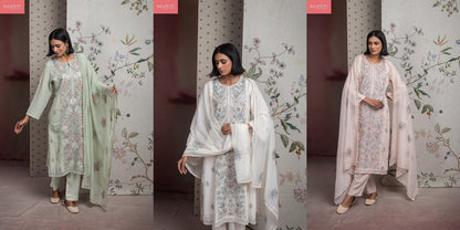 Sayuree Naariti Linen Pant Style Suits Supplier Ahmedabad