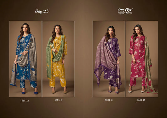 Sayuri Omtex Daisy Silk Pant Style Suits Wholesale Price