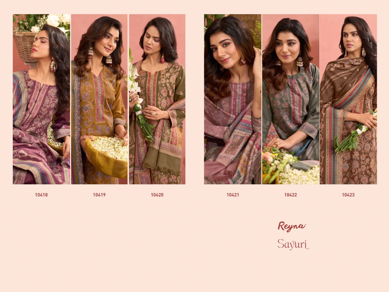 Sayuri Reyna Pashmina Suits Supplier