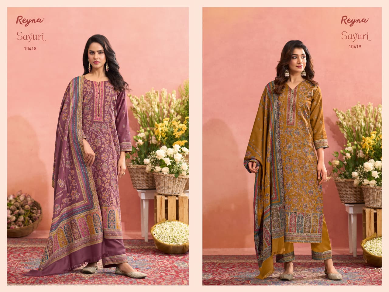 Sayuri Reyna Pashmina Suits Supplier