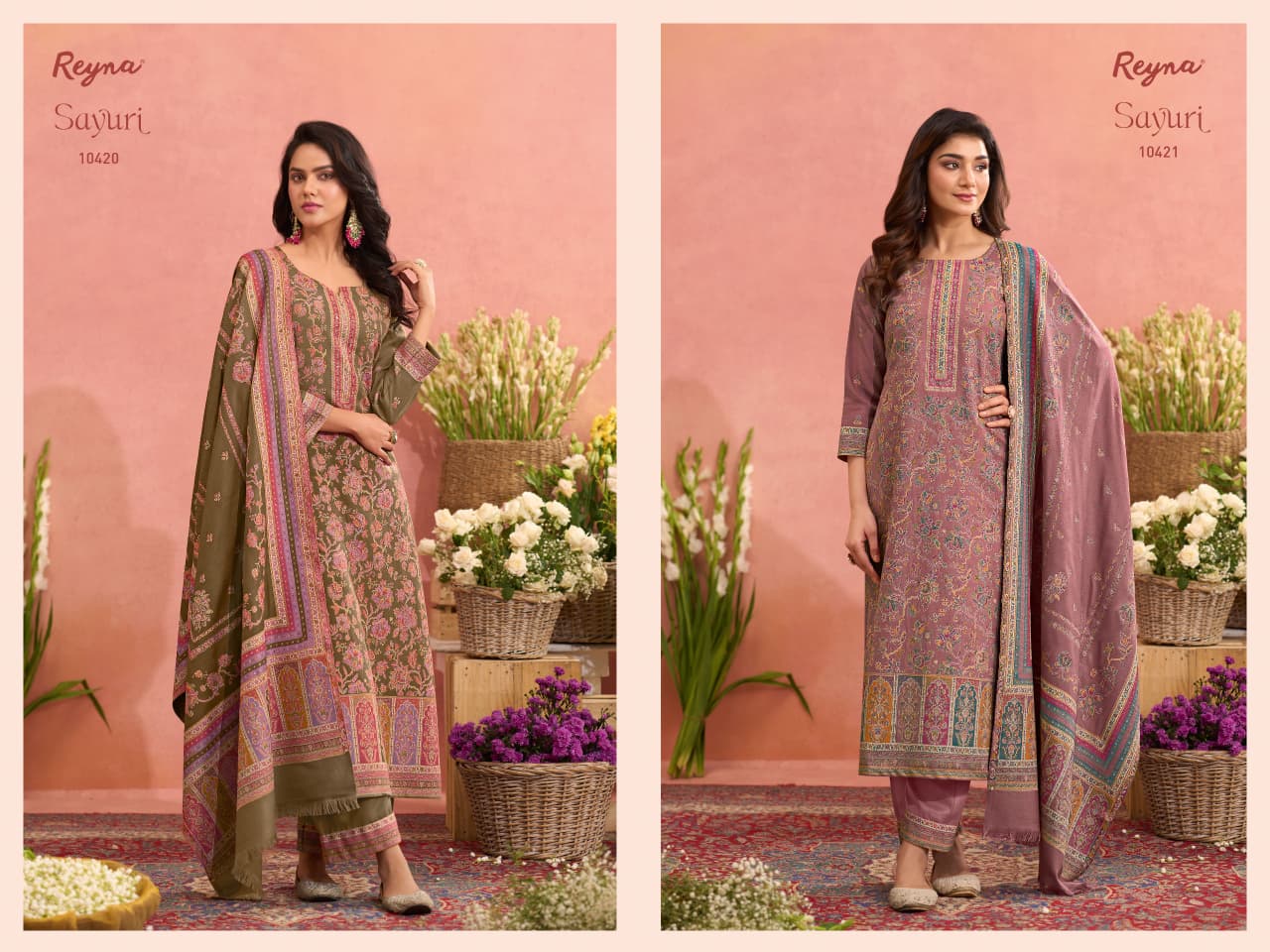 Sayuri Reyna Pashmina Suits Supplier