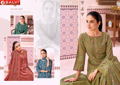 Sayuri Silk Plus Salvi Fashion Modal Silk Pant Style Suits Supplier Gujarat