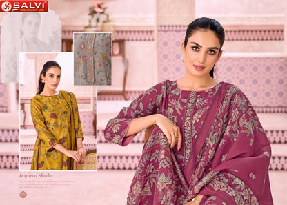 Sayuri Silk Plus Salvi Fashion Modal Silk Pant Style Suits Supplier Gujarat