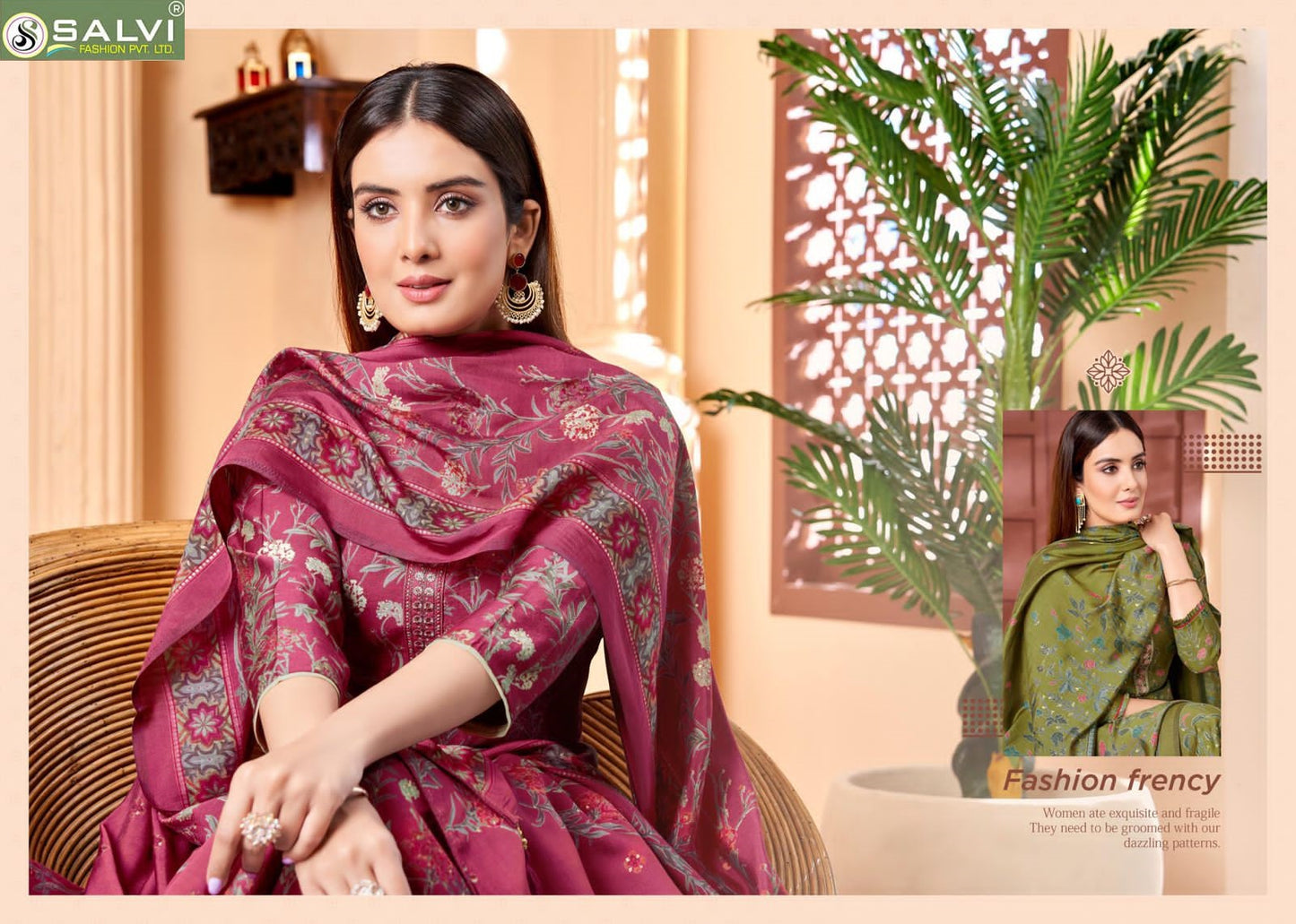 Sayuri Winter Salvi Fashion Pashmina Suits Wholesaler India