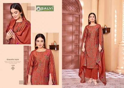 Sneha Mumtaz Arts Viscose Karachi Pashmina Salwar Suits Supplier India