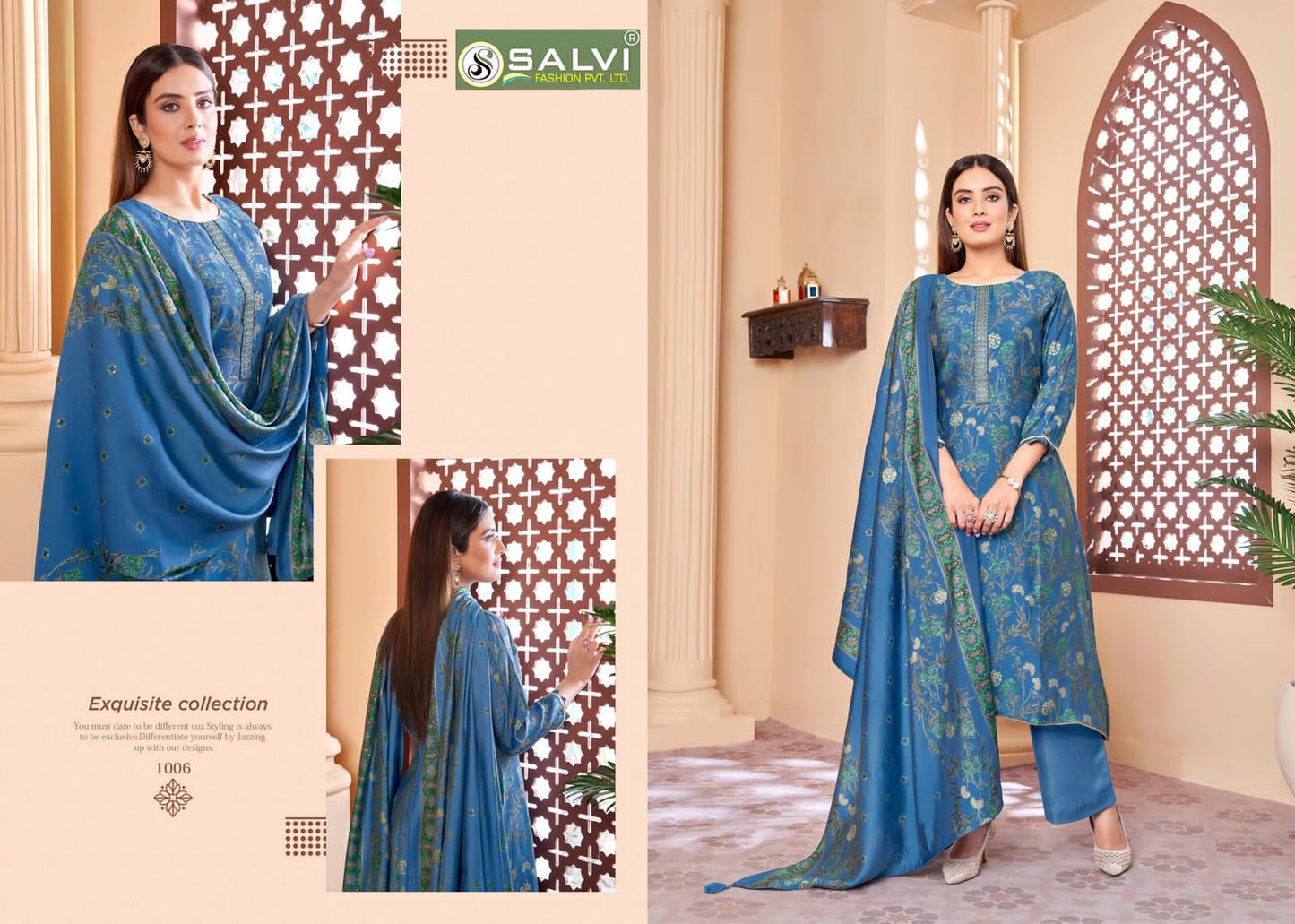 Sayuri Winter Salvi Fashion Pashmina Suits Wholesaler India